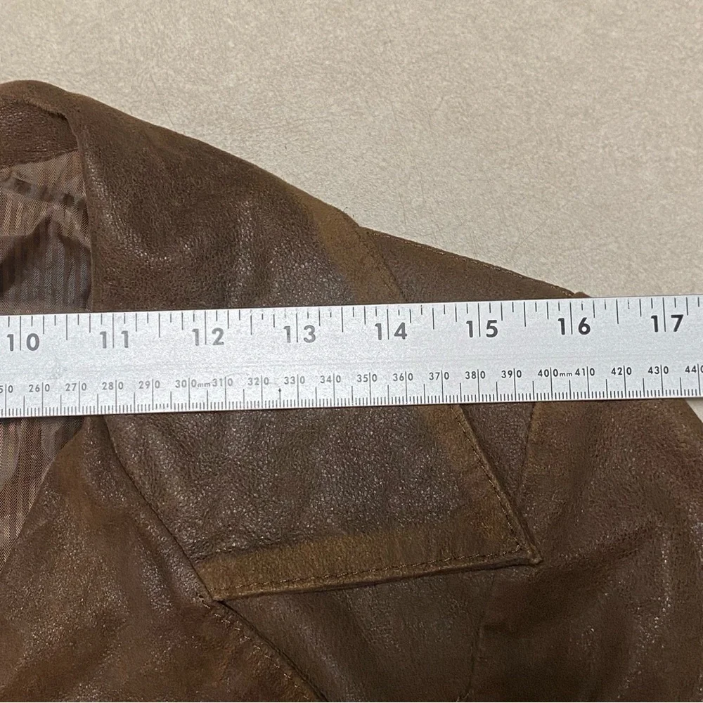 El Bomero Jacket Women’s Size Large Brown Suede Leather Motto Jacket Vintage - Picture 13 of 17